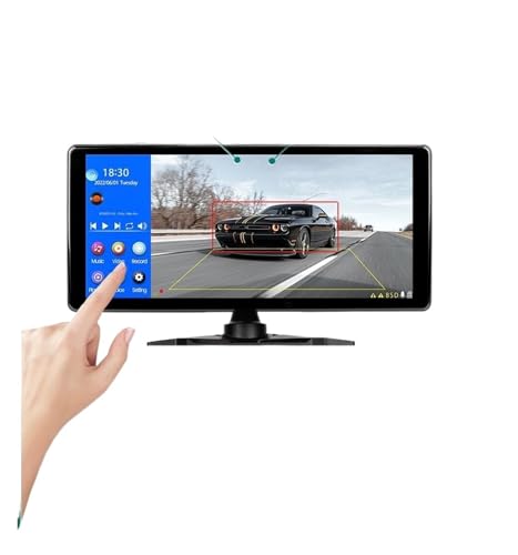 Rückfahrkamera Für Wohnmobil/LKW/Bus 10,36-Zoll-Touchscreen 4-Kanal-Split-Screen-Auto-MP4-DVR-Monitor Mit Schwenkbarer 170°AHD 1080P-Kamera Rückansicht Kamera(A 2 BSD add 4pcs 879) von MAMEFVBB