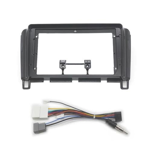 MAMXVKVZEU Für N&issan Für Serena 4 C26 2010-2016 Auto Audio DVD Player Panel Armaturenbrett Kit Rahmen Mittelkonsolenhalter 2 Din Autoradioblende Radioblende-Rahmen(Blende und Kabel) von MAMXVKVZEU