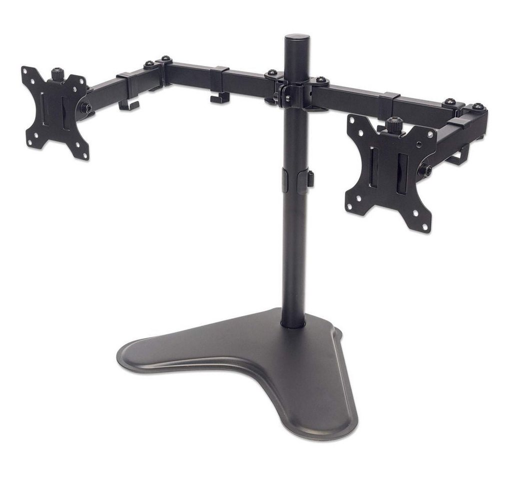 MANHATTAN Manhattan Tischhalterung für zwei Displays Standfuß schwarz Monitor-Halterung MANHATTAN Manhattan Tischhalterung für zwei Displays Standfuß schwarz Monitor-Halterung von MANHATTAN