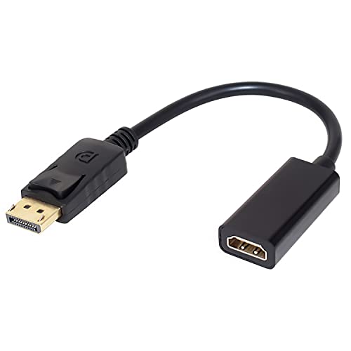 MAOZHOU DisplayPort auf HDMI Adapter,Unidirektional DP auf HDMI Konverter (Stecker zu Buchse),Computer Laptop Display Port zu Monitor TV Projektor HDMI Konverter von MAOZHOU