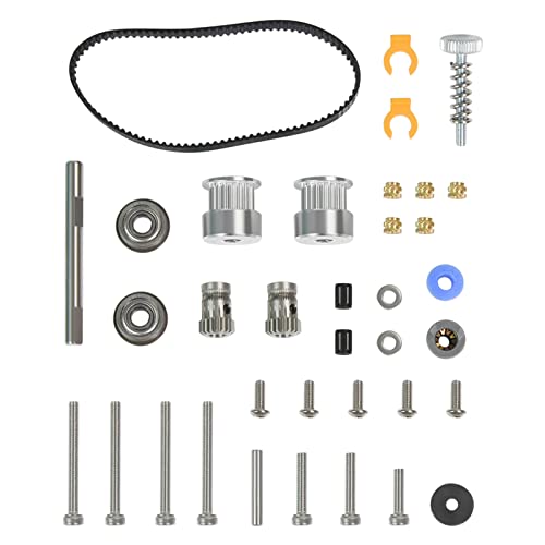 1 Set 3D-Drucker-Extruder, 2 Synchronisationsräder, 2 Messing-Einsatzmuttern für Ender3, Ender3, Ender3, V2 von MARCBUSE