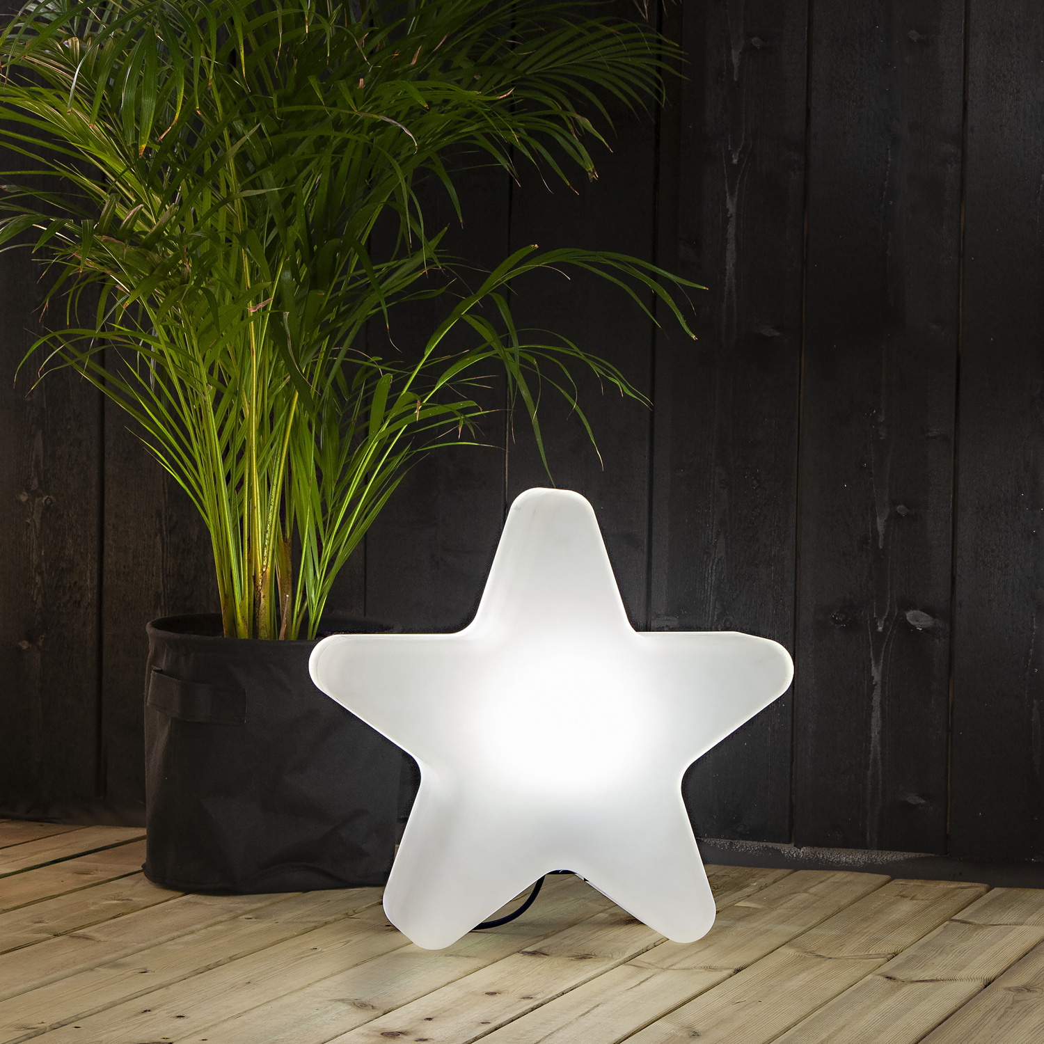 Gartenleuchte Stern - Dekoleuchte - mit Erdspieß - H: 50cm - E27 Fassung max. 25W - für Außen von MARELIDA