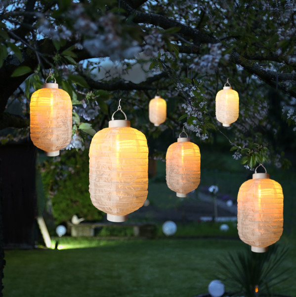 LED Solar Lampion - Flammeneffekt - 30 warmweiße LED - H: 30cm - D:... LED Solar Lampion - Flammeneffekt - 30 warmweiße LED - H: 30cm - D:... von MARELIDA