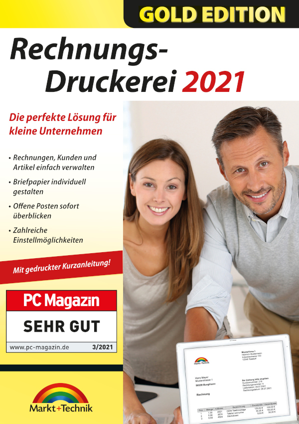 Markt+Technik Rechnungs-Druckerei 2021 Gold Edition von MARKT+TECHNIK