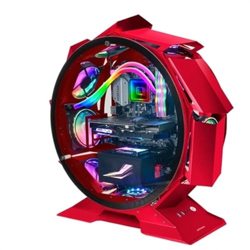 Mars Gaming MCORB Rot, Micro-ATX XL Gaming PC-Gehäuse, Custom Rundes Design, Gehärtetes Doppelglas Mars Gaming MCORB Rot, Micro-ATX XL Gaming PC-Gehäuse, Custom Rundes Design, Gehärtetes Doppelglas von Mars Gaming