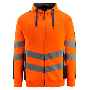 MASCOT® unisex Warnschutz-Langarmshirt Corby orange, schwarzblau Größe 4XL von MASCOT®