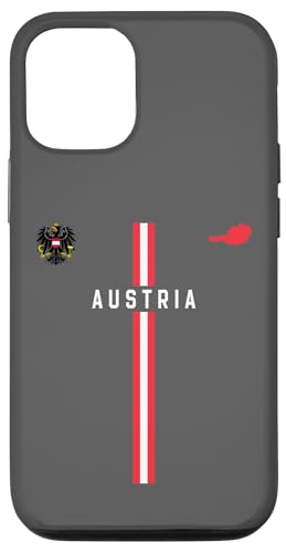 Hülle für iPhone 13 Österreich Flagge, Silhouette Karte von Österreich, Wappen von MASH MOSH