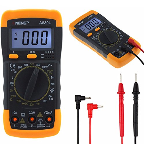 MASUNN A830L Digitales Multimeter, Gleichstrom, Wechselspannung, Diode, Freguency Transistor-Tester von MASUNN