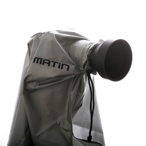 Matin M-7097 (L) Digital Rain Cover Regenschutzhülle für DSLR oder Systemkamera mit Objektiv bis 400 mm Gesamtlänge von MATIn