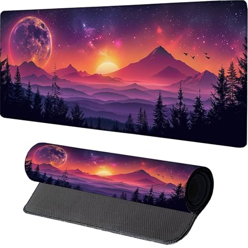 GrüN Mauspad, Drachen Gaming Mousepad XXL 1000x500x3mm, Schreibtischunterlage mit rutschfeste Gummibasis, Mouse Pad Verbessert Präzision und Geschwindigkeit, ür Pc Gaming Zubehör, Geschenke 7-7067 von MAYINGOU