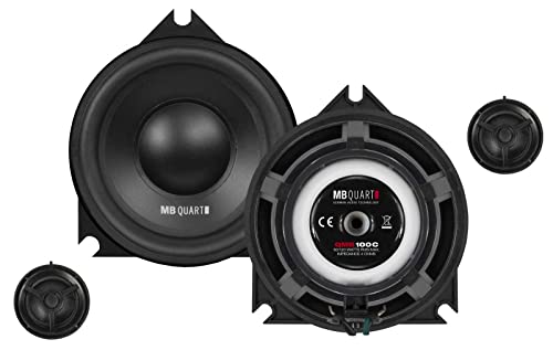 MB Quart QMB100C - 10 cm Komponenten-Lautsprecher mit 120 Watt (RMS: 60 Watt) für BMW E/F/G von MB Quart