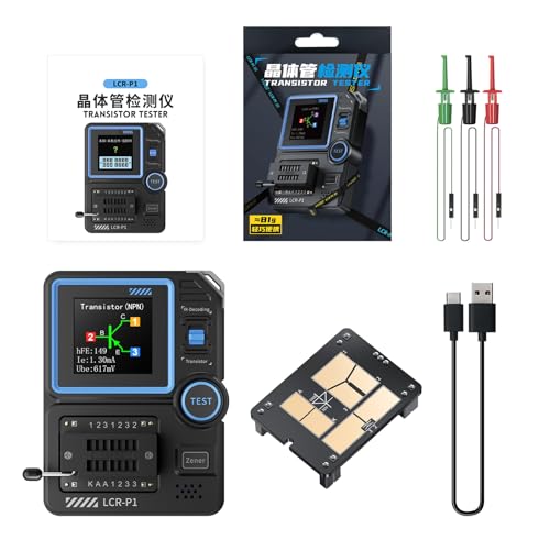 Hochpräziser LCRP1-Transistortester Elektronischer Komponententester Multiparameter Messung Für Dioden FETs von MCAOAL