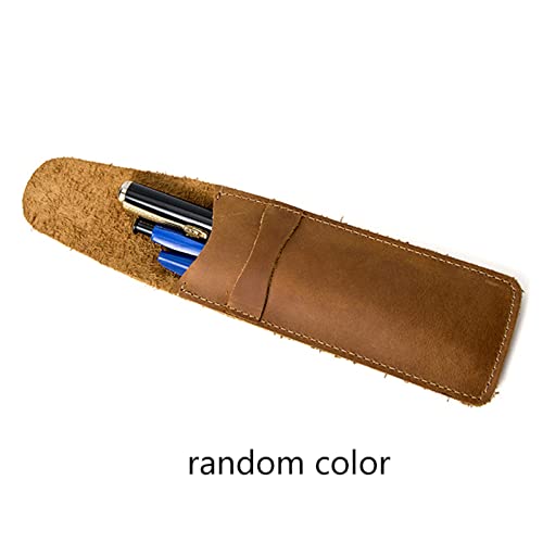 Vintage Leder Stift Für Fall Tasche Stift Beutel Schreibwaren Tasche Für Studenten Büro Frauen Männer Business Reise von MDHQ