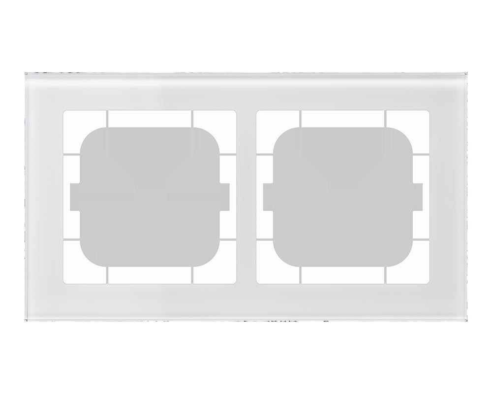 MDT technologies Glasrahmen 2-fach ws BE-GTR263W.01 von MDT technologies