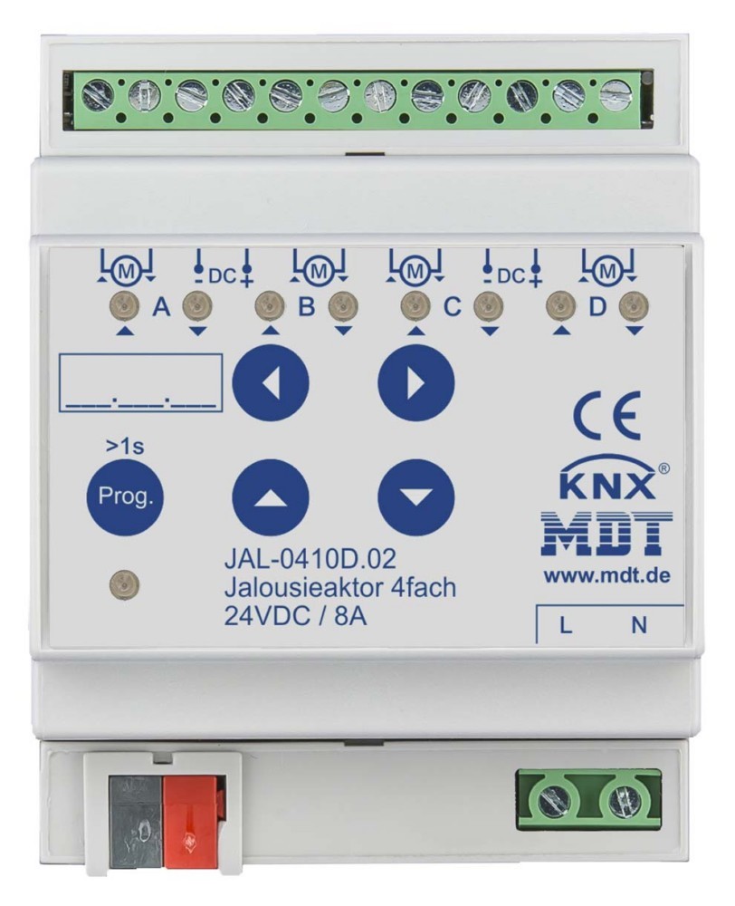 MDT technologies Jalousieaktor 4-fach JAL-0410D.02 von MDT technologies