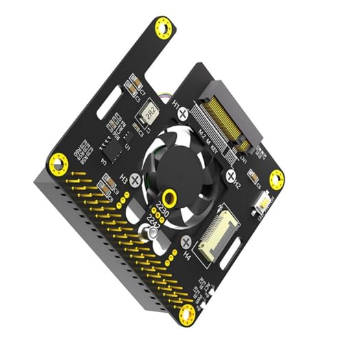 MEAKTSMI Schnelles PCIe NVMe Adapterboard Für 5 Personen Mit Lüfter Und Kühlkörper Unterstützt NVMe 2242/2230 von MEAKTSMI