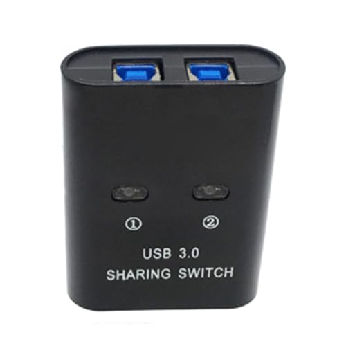 MEAKTSMI USB Manuelle Umschaltung 2 Port USB Konverter Splitter Für 2 PC Teilen USB Peripheriegeräte Drucker Büro Hause USB 3 0 Hubs von MEAKTSMI