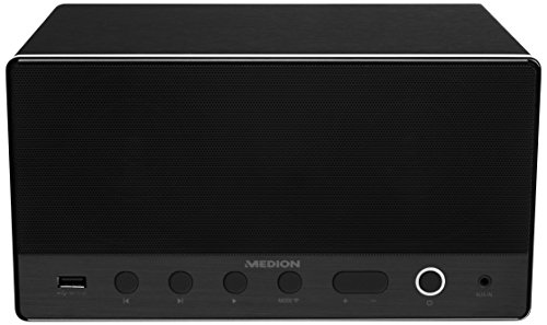 Medion P61071 Multiroom Lautsprecher (WLAN Standard 802,11 a/b/g/n, 2 x 7 und 15 W Subwoofer RMS) schwarz von MEDION