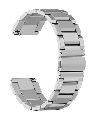 MEGALITH Edelstahl Uhrenarmband 22 mm Silber MEGALITH Edelstahl Uhrenarmband 22 mm Silber von MEGALITH