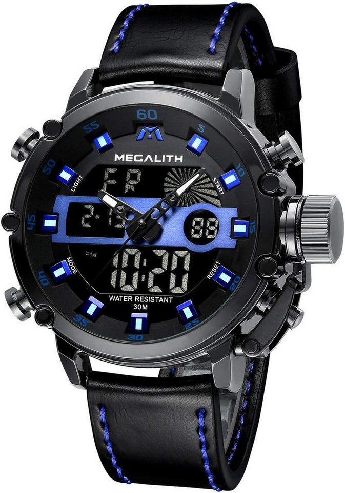 MEGALITH Wasserdicht Watch, Trendiges Design, Vielseitige Funktionalität, Bequemes Nylonarmband von MEGALITH