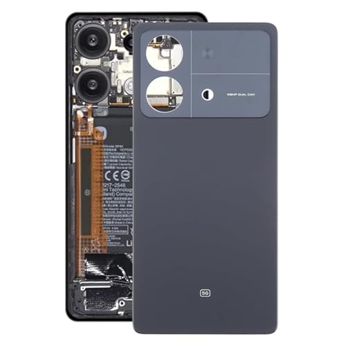 MEHNHOILIW Mobiltelefon Batterie Rückzugsabdeckung Fr für Xiaomi Poco X6 Neo Battery Rckenabdeckung Telefon Ersatzteil von MEHNHOILIW