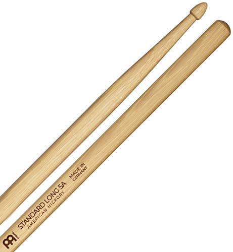 Meinl Stick & Brush 5A Standard Long Drumsticks (16,5 Zoll) - American Hickory - Schlagzeug Sticks (SB103) von MEINL STICK & BRUSH