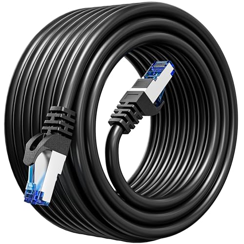 Cat 6 Geschirmtes Ethernet-Kabel 9,1 m, 23 AWG Cat 6 Internetkabel, Hochgeschwindigkeitskabel Cat 6 RJ45 LAN Netzwerkkabel für Gaming, Modem Cat 6 Geschirmtes Ethernet-Kabel 9,1 m, 23 AWG Cat 6 Internetkabel, Hochgeschwindigkeitskabel Cat 6 RJ45 LAN Netzwerkkabel für Gaming, Modem von MEIPEK