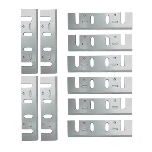 Hobelmesserklingen, 10 Stück, 110 x 29 x 3 mm, dickes HSS-Hobelmesser for 1911B 1912B 1002BA, Hobelmesserwerkzeug for die Holzbearbeitung, zweischneidige und wendbare Klinge von MEMEM