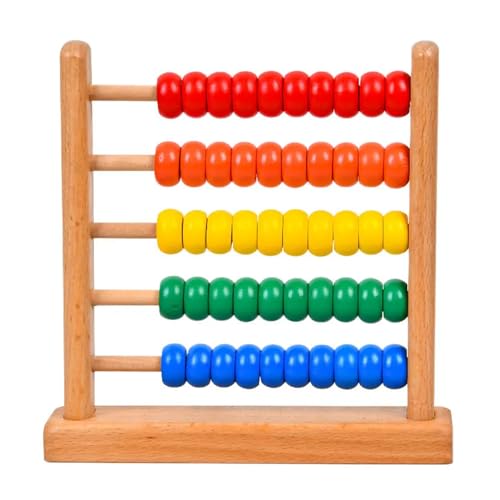 Alte Rechner, Berechnungswerkzeuge, Chinesische Abacus 1 stücke Holz Abacus Frühe Mathematik Lernen Spielzeug Zahlen Zählen Berechnen Perlen Abacus Bunte Pädagogisches Spielzeug Geschenke von MENTAM