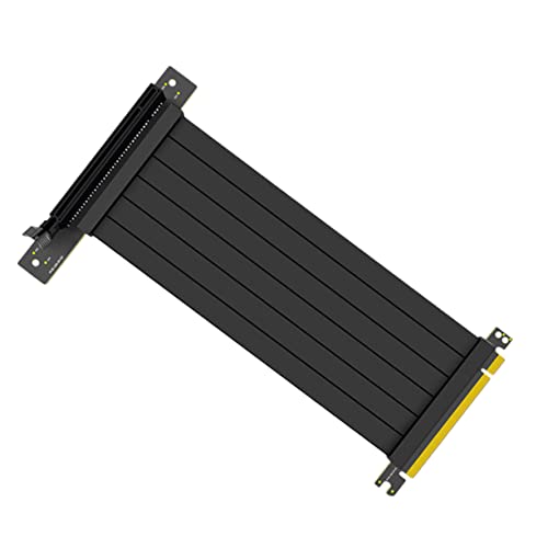 MERRYHAPY 90 Verlängerungskabel pci Express Kabel verlängerung PCI-Express-Riser Gaming-Riser-Kabel pc Accessories zubehör für pc Riser-Kabel pci-e 3.0 Computerteil Kupferkerndraht Black von MERRYHAPY