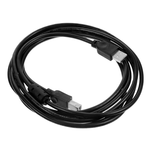 MERRYHAPY Ersatz-USB-Kabel led Wandleuchte innen USB usbkabel Plug and Shine Printer Cable Scannerkabel Drucker Bürobedarf Computerzubehör Kabel für Kopiergerät Computerteil PVC Black von MERRYHAPY