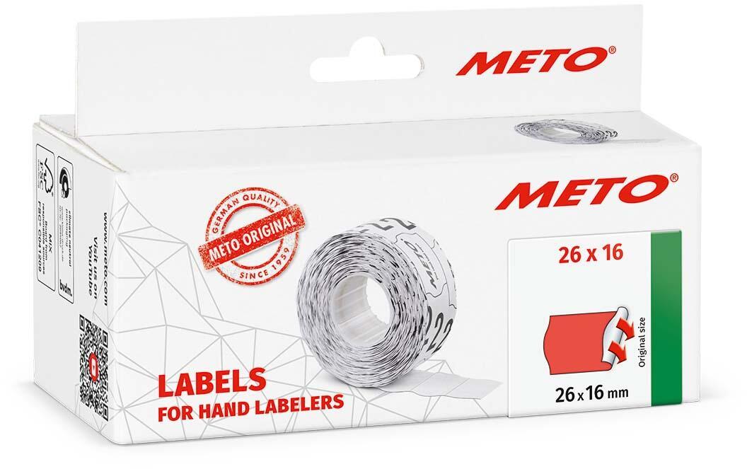 METO Preisetiketten 26,0 x 16,0 mm von METO