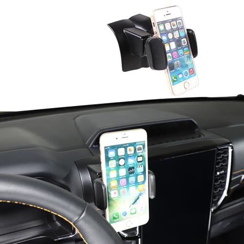 METYOUCAR Auto Handyhalterung für Ford Ranger 2023-2024 Center Air Vent Drehbar Feste Handyhalterung fürs Auto Fit für iPhone Android und Universal Smartphones (Clip/A Style) von METYOUCAR