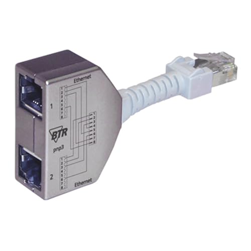 BTR Cable sharing Adapter pnp 3 2er Set Ethernet-Ethernet VE = 2 Ethernet-Ethernet von METZ CONNECT