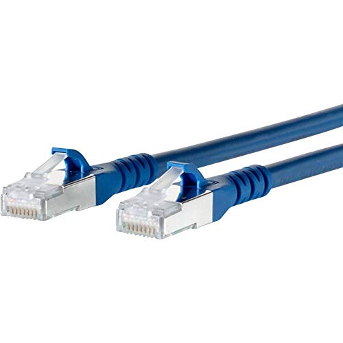 METZ PATCHKABEL CAT 6A S/FTP BLAU 0,5 M von METZ CONNECT