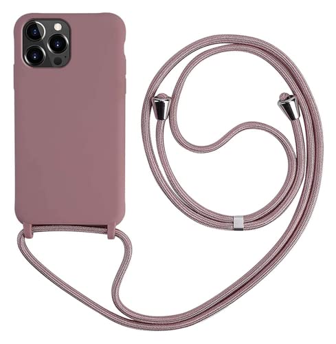 MEVIS Liquid Silikon Handykette Hülle für iPhone 13 Pro Max,Verstellbarer Halskette Silikon Handyhülle-Lotus Farbe MEVIS Liquid Silikon Handykette Hülle für iPhone 13 Pro Max,Verstellbarer Halskette Silikon Handyhülle-Lotus Farbe von MEVIS