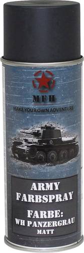 MFH 40352 Farbspray WH PANZERGRAU matt RAL 7016 400ml Panzer-Grau (matt) 1 St. (B x H) 6.5cm x 20cm von MFH