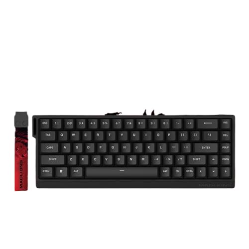 Magnetschalter Kabelgebundene Gaming-Tastatur 60/68HE Hot Swap Rapid Trigger Benutzerdefinierte Tastatur kompatibel mit PC-Gamer-Zubehör(MAD 68 HE Flagship) von MFHgLKT