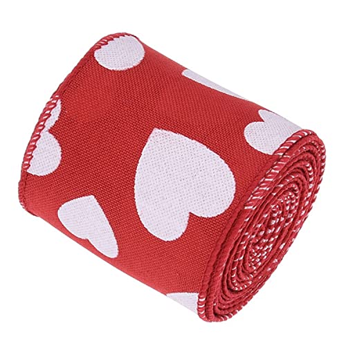 Geschenkband for Geschenke – weihnachtliches, einfarbiges Samtband, ideal for Kranzdekoration, DIY-Schleife und Geschenkverpackung(Red) von MFUPR