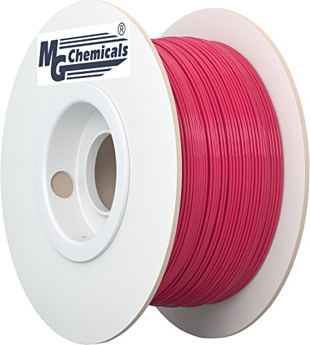 MG Chemicals Thermochromisches Farbwechsel-Filament für PLA-3D-Drucker, 1,75 mm, 1-kg-Spule, 340 m thermochromisches Rot (wechselt die Farbe), PLA17THRE1 von MG Chemicals