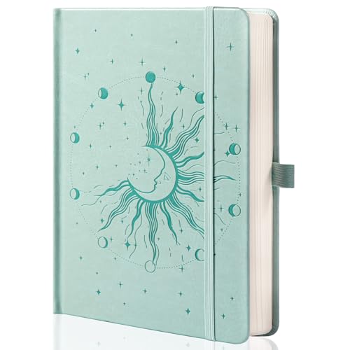 MGGAO Sun & Moon Journals for Women Men, A5 Hardcover Notebooks for Writing for Work, Travel, School,318 Numbered Pages, 14.7 x 21.4 cm von MGGAO