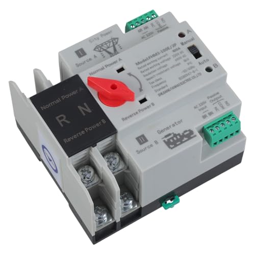 Automatische Übertragungsschalter 100A 2p Doppel Leistungsübertragungsschalter Elektrische Selektorschalter Generator Umschaltschalter Schalter Automatische Übertragungsschalter 100A 2p Doppel Leistungsübertragungsschalter Elektrische Selektorschalter Generator Umschaltschalter Schalter von MHADBKH
