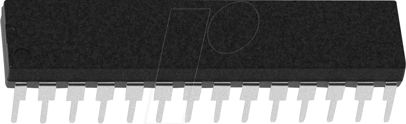 PIC 16F722-I/SP - MCU, PICmicro, 3,5 KB, 20 MHz, S-DIL-28 von MICROCHIP