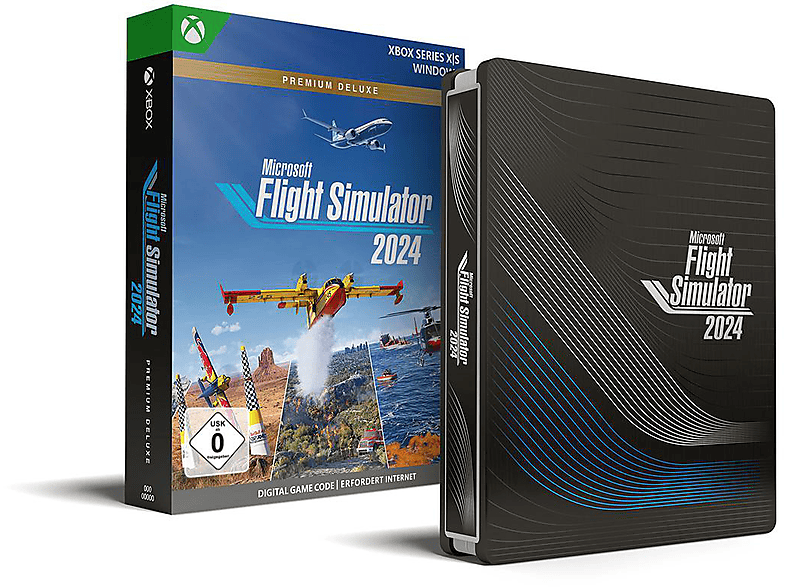 Microsoft Flight Simulator 2024 - Premium Deluxe SteelBook® [Windows PC] [Xbox Series X S] von MICROSOFT (SOFTWARE)