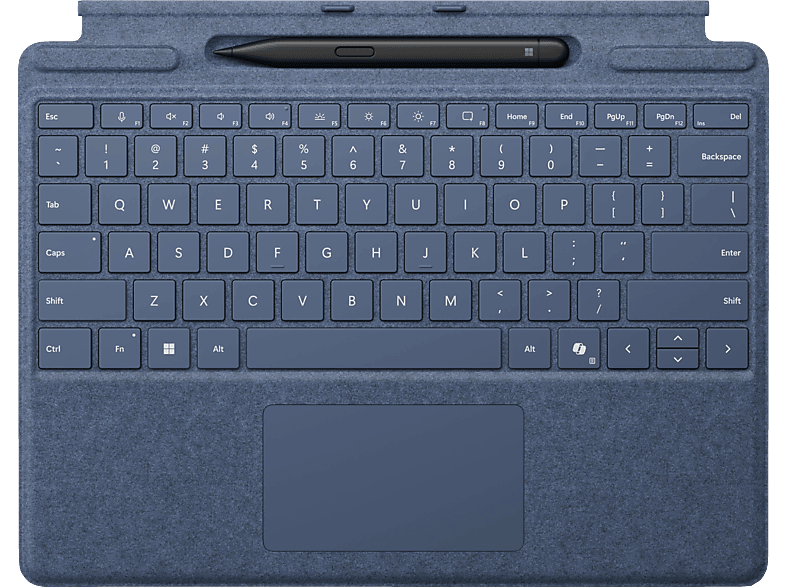 MICROSOFT Surface Pro Keyboard mit Slim Pen Tastatur Saphirblau von MICROSOFT