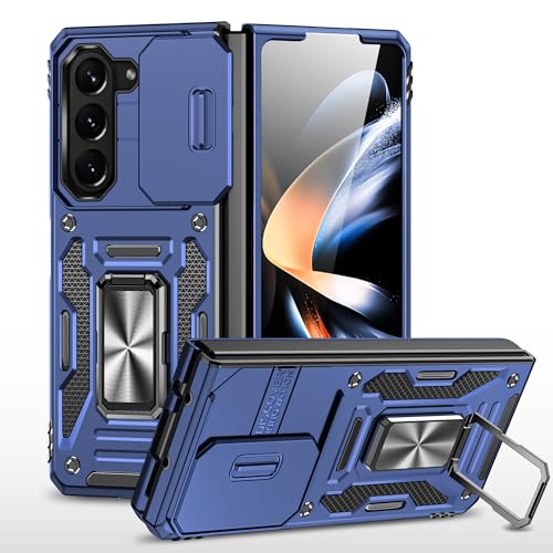 MIDIIUGCT MUS-KJZH-07-03 Schutzhülle für Galaxy Z Fold5, stoßfest, Militärqualität, Hartschalenschutz, Kameraschutz, Kantenabdeckung für Galaxy Z Fold5, [Blau], von MIDIIUGCT