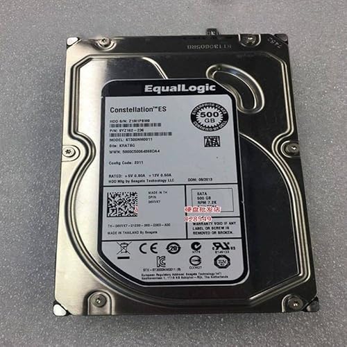 MIDTY 90 % HDD für 500 GB 3,5 Zoll SATA 32 MB 7200 U/min für interne HDD für Server HDD für 06VVK7 6VVK7 ST500NM0011 von MIDTY