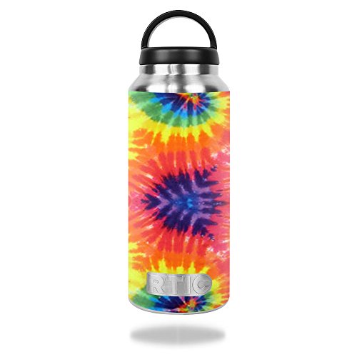 MightySkins Skin kompatibel mit RTIC 1,0 l Flasche (2016) Wrap Cover Aufkleber Skins Tie Dye 2 von MIGHTY SKINS