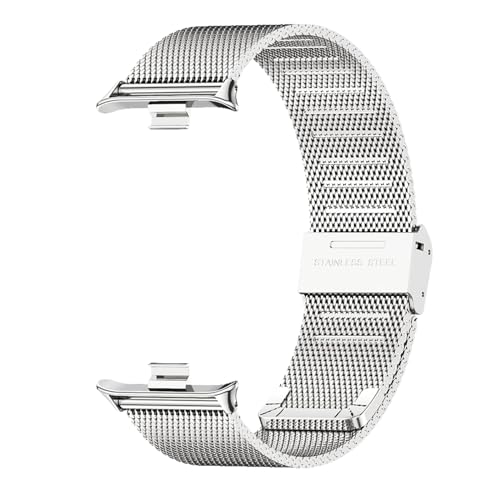 MIJOBS Armband Kompatibel mit Redmi Watch 4 & Xiaomi Band 8 Pro Metallband Miband 8 Pro Edelstahl Ersatzarmband Xiaomi Redmi Watch4 & Xiaomi Band 8Pro Uhrenzubehör Männerband Damenband von MIJOBS