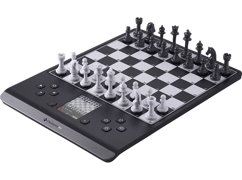 MILLENNIUM 2000 1137079 ChessGenius PRO 2024 Schachcomputer, Schwarz/Weiß von MILLENNIUM 2000